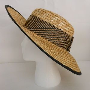 Beautiful Banded Straw Hat